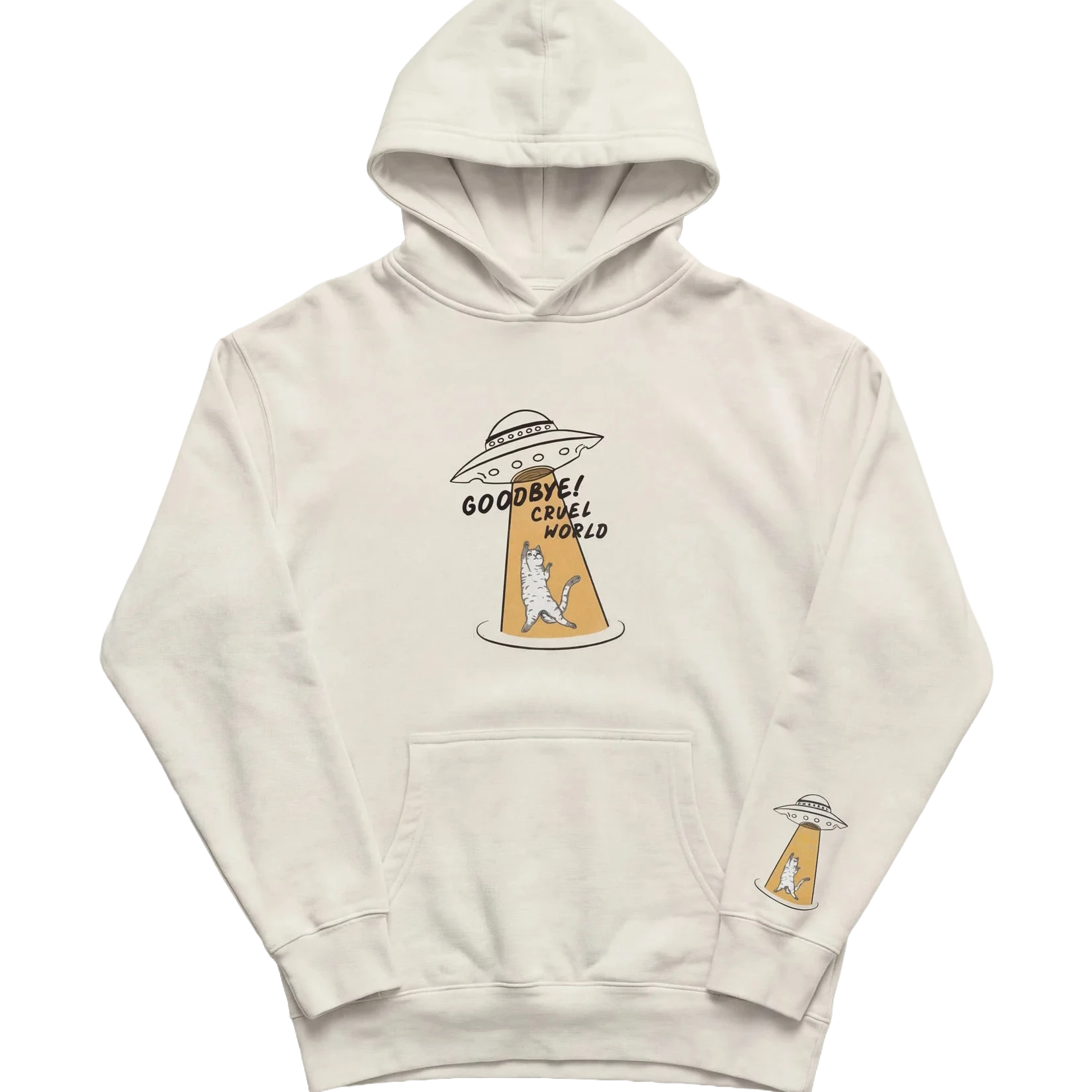 Goodbye Cruel World Hoodie - Oversized Hoodie | My Turtle